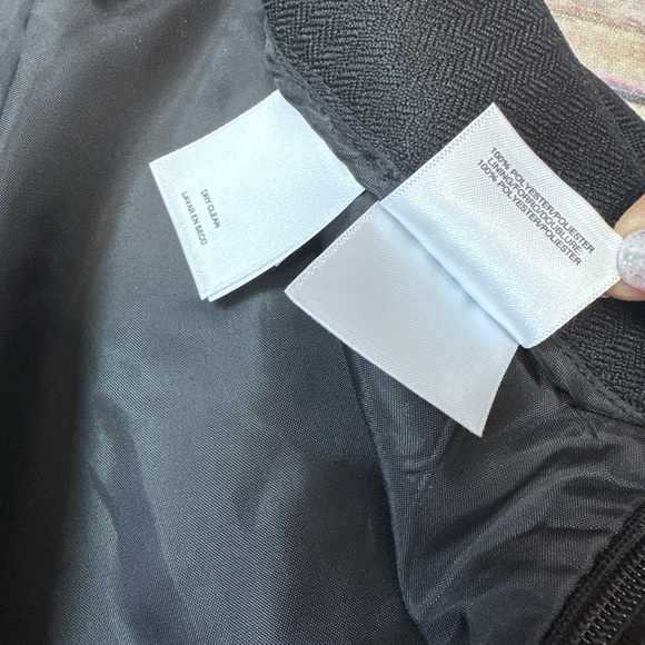 Le Suit Women’s black Herringbone Dress Pants Straight Leg 12 - Picture 4 of 5